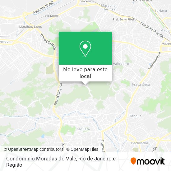 Condominio Moradas do Vale mapa