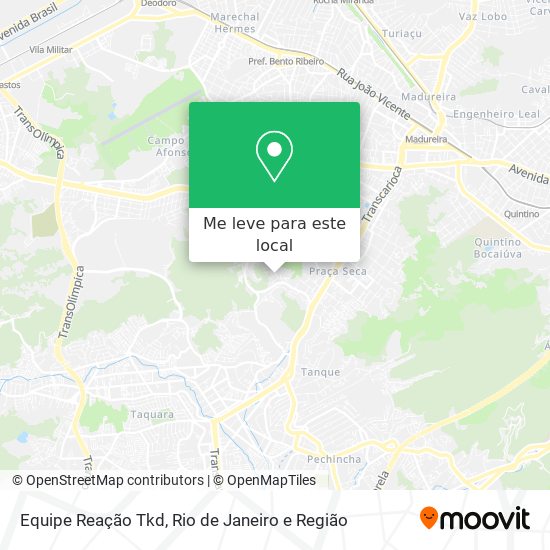 Equipe Reação Tkd mapa