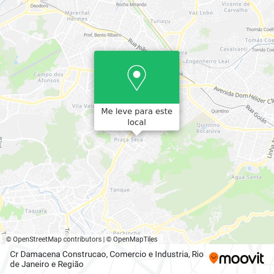 Cr Damacena Construcao, Comercio e Industria mapa