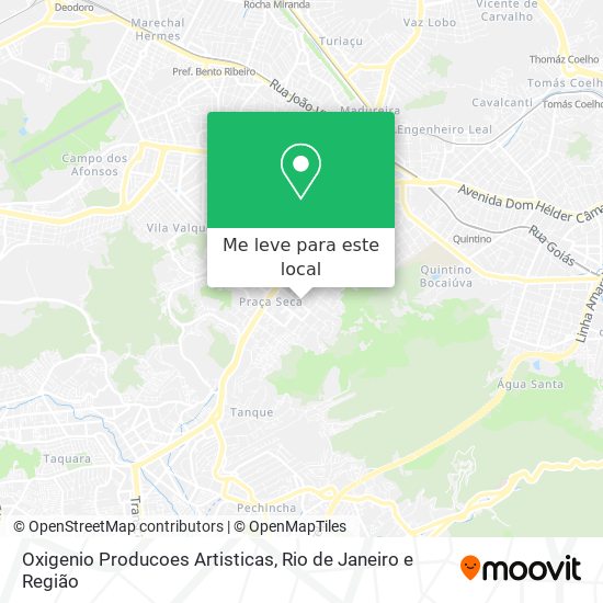 Oxigenio Producoes Artisticas mapa