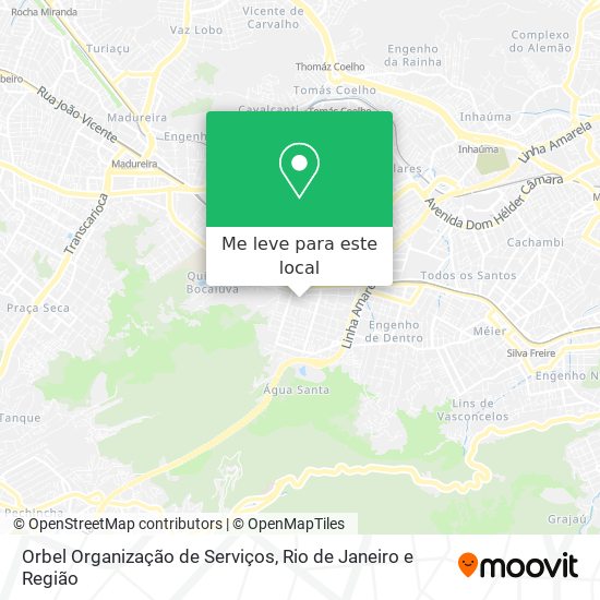 Orbel Organização de Serviços mapa