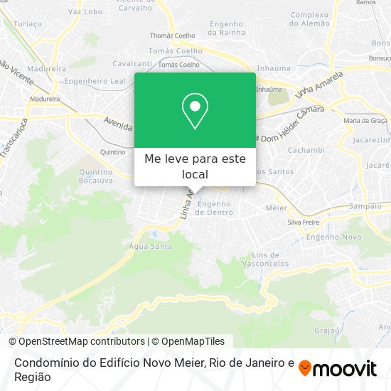 Condomínio do Edifício Novo Meier mapa