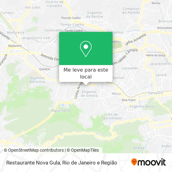 Restaurante Nova Gula mapa