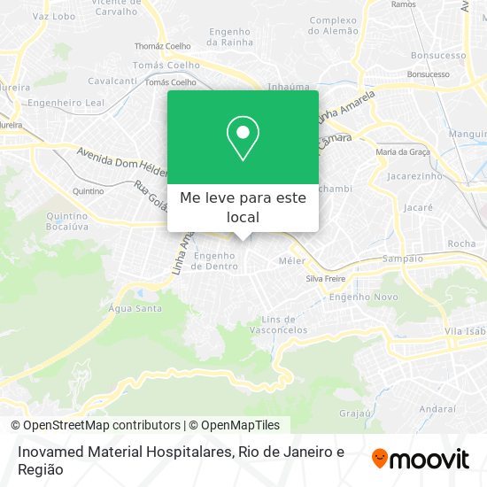 Inovamed Material Hospitalares mapa