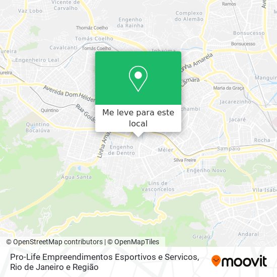 Pro-Life Empreendimentos Esportivos e Servicos mapa