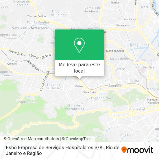 Esho Empresa de Serviços Hospitalares S / A. mapa