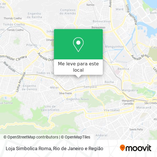 Loja Simbolica Roma mapa