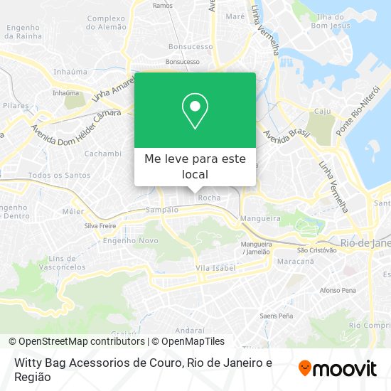 Witty Bag Acessorios de Couro mapa