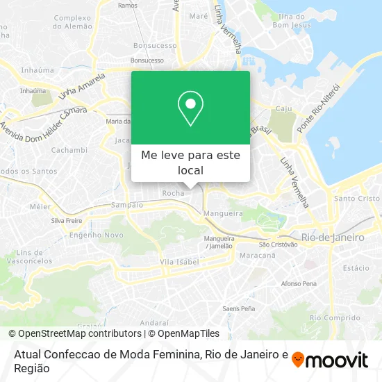 Atual Confeccao de Moda Feminina mapa