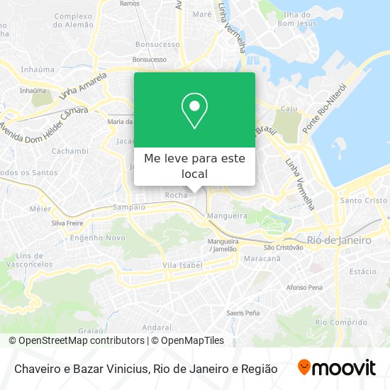 Chaveiro e Bazar Vinicius mapa