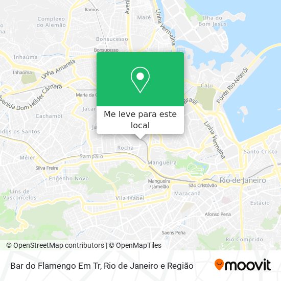 Bar do Flamengo Em Tr mapa