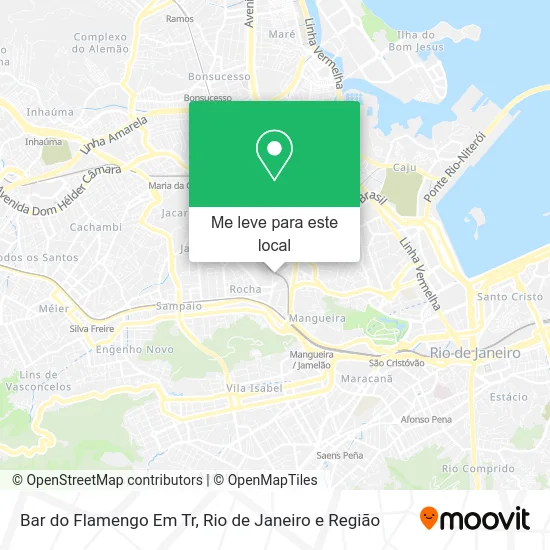 Bar do Flamengo Em Tr mapa