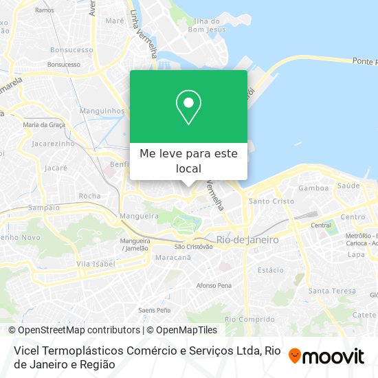 Vicel Termoplásticos Comércio e Serviços Ltda mapa