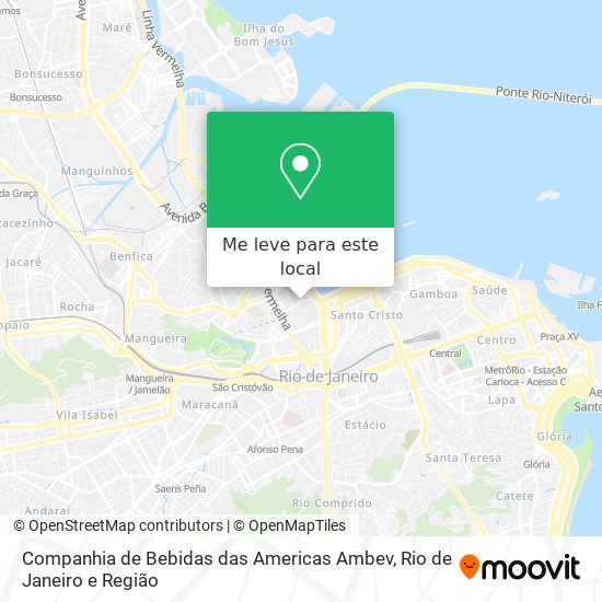 Companhia de Bebidas das Americas Ambev mapa