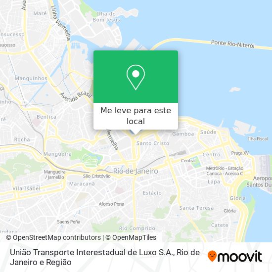 União Transporte Interestadual de Luxo S.A. mapa