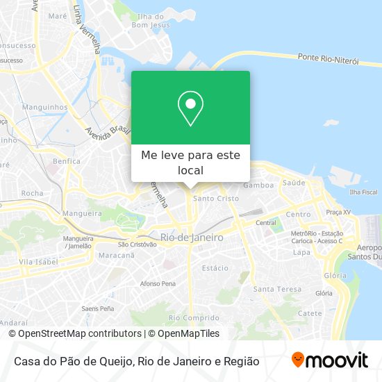 Casa do Pão de Queijo mapa