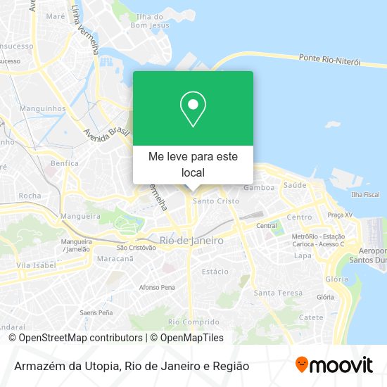 Armazém da Utopia mapa