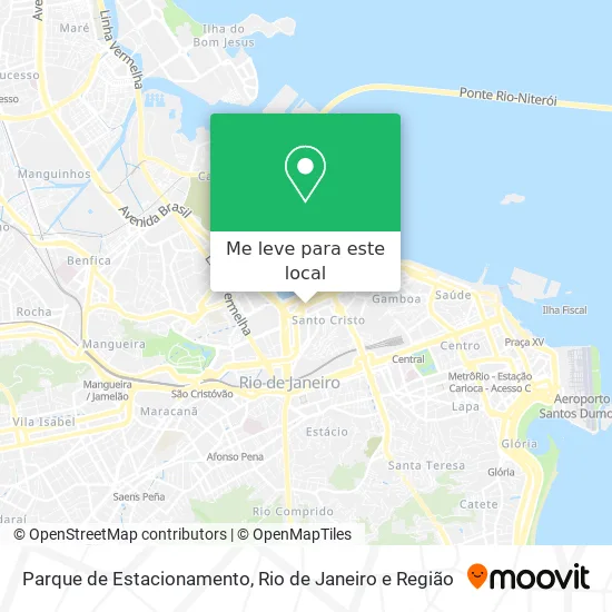 Parque de Estacionamento mapa