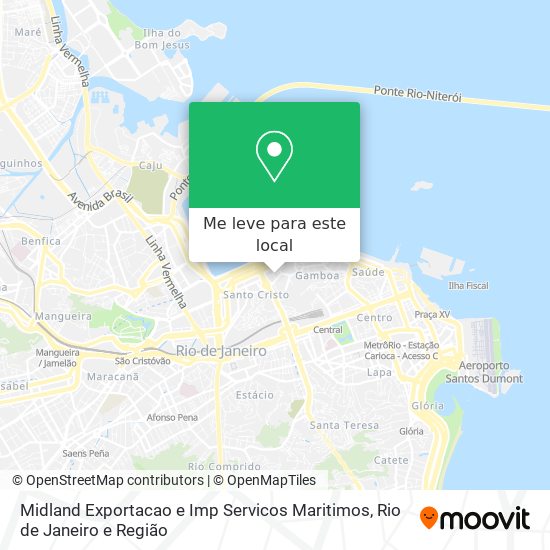 Midland Exportacao e Imp Servicos Maritimos mapa
