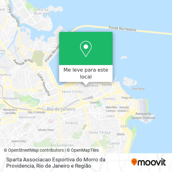 Sparta Associacao Esportiva do Morro da Providencia mapa