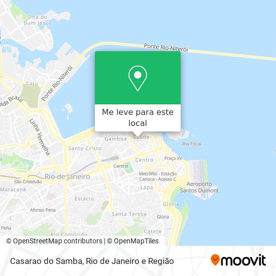 Casarao do Samba mapa