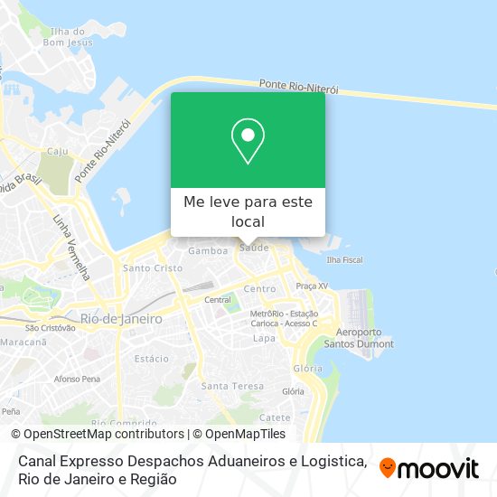 Canal Expresso Despachos Aduaneiros e Logistica mapa