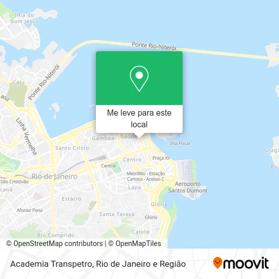 Academia Transpetro mapa