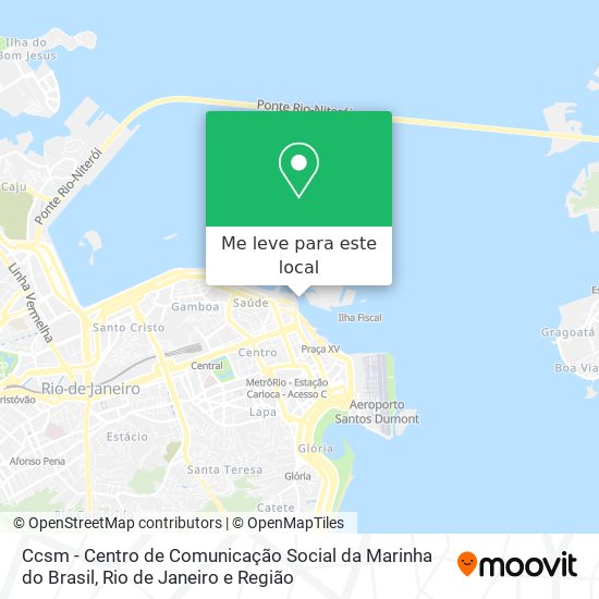 Ccsm - Centro de Comunicação Social da Marinha do Brasil mapa