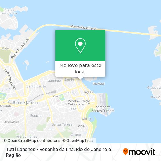 Tutti Lanches - Resenha da Ilha mapa