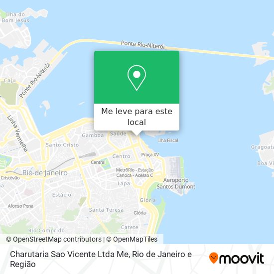 Charutaria Sao Vicente Ltda Me mapa