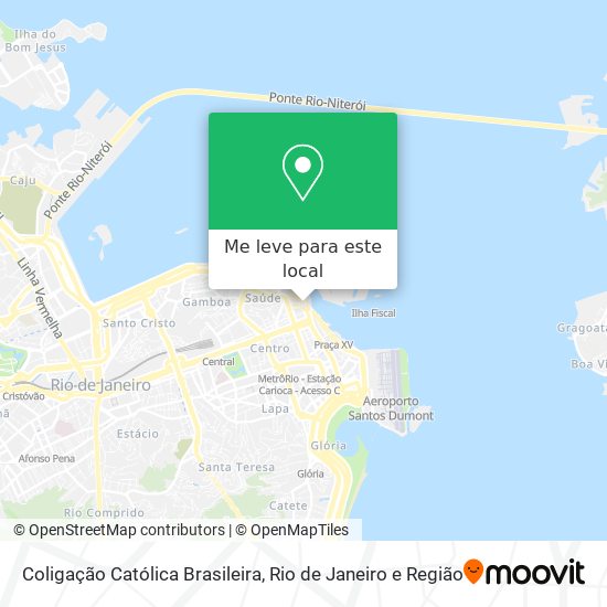 Coligação Católica Brasileira mapa