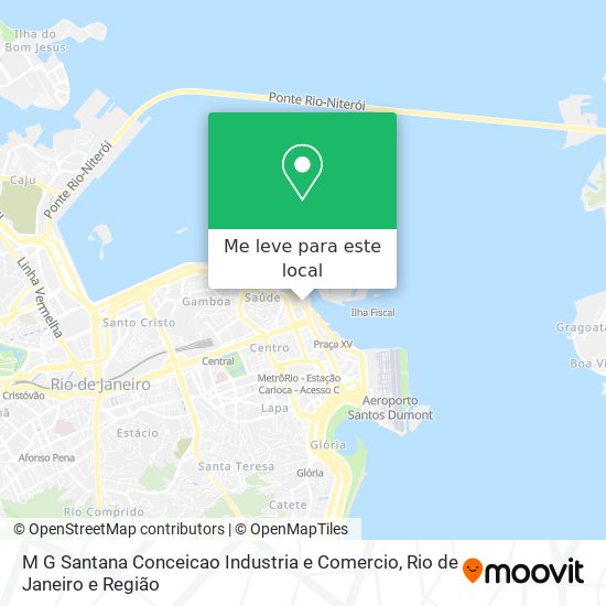 M G Santana Conceicao Industria e Comercio mapa