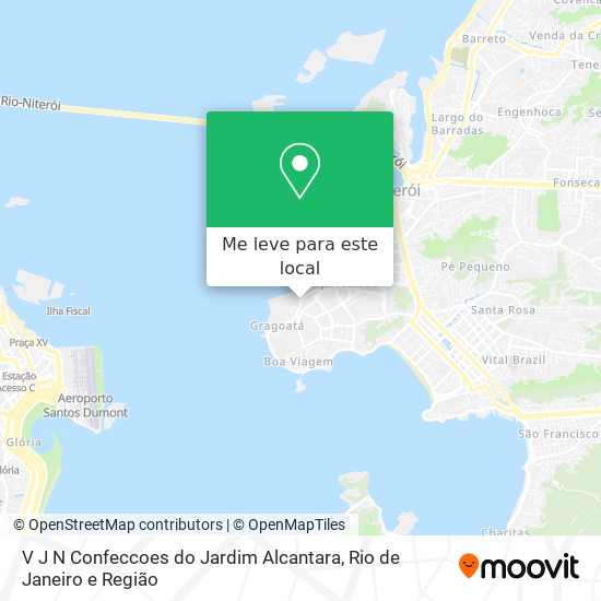 V J N Confeccoes do Jardim Alcantara mapa