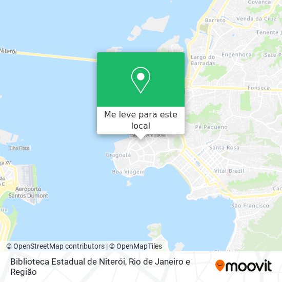 Biblioteca Estadual de Niterói mapa