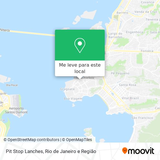 Pit Stop Lanches mapa