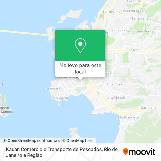 Kauan Comercio e Transporte de Pescados mapa