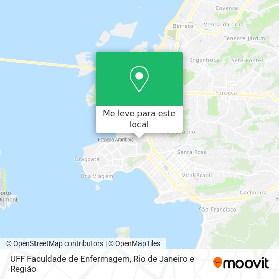 UFF Faculdade de Enfermagem mapa