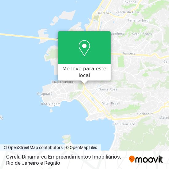 Cyrela Dinamarca Empreendimentos Imobiliários mapa