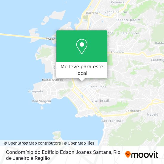 Condomínio do Edifício Edson Joanes Santana mapa