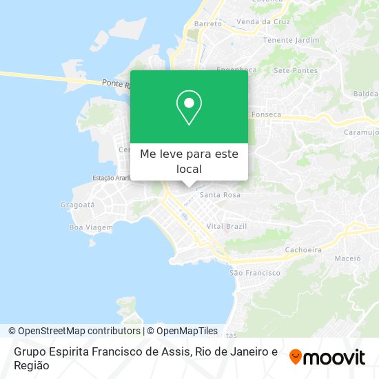 Grupo Espirita Francisco de Assis mapa