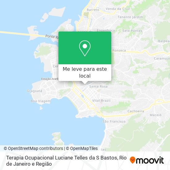 Terapia Ocupacional Luciane Telles da S Bastos mapa