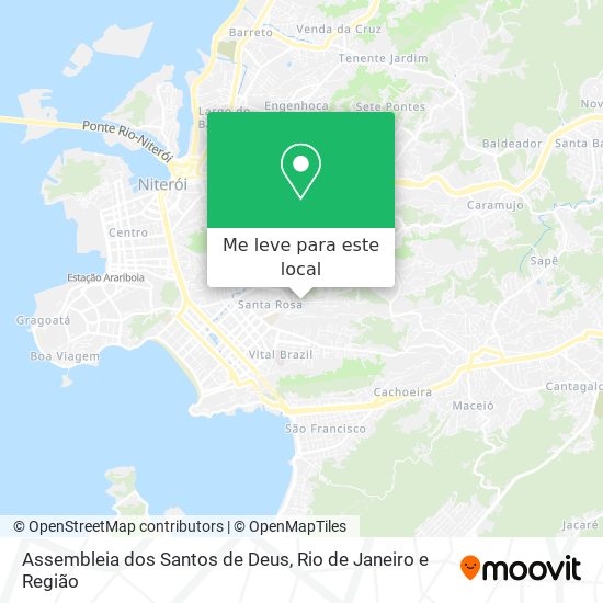 Assembleia dos Santos de Deus mapa