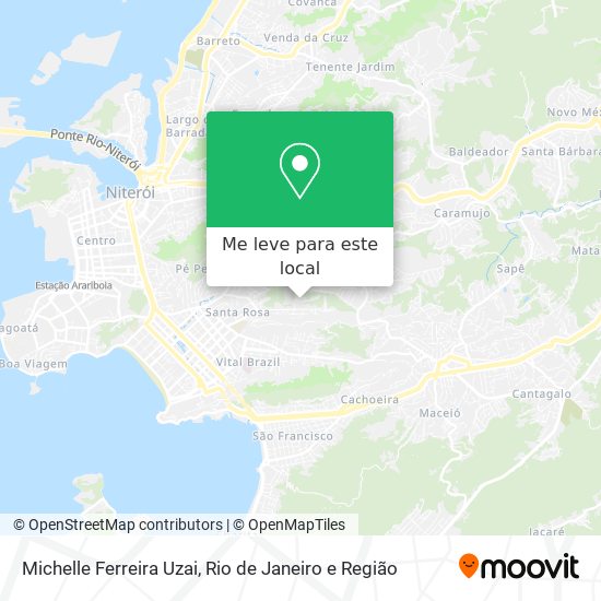 Michelle Ferreira Uzai mapa