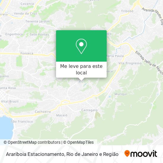 Arariboia Estacionamento mapa