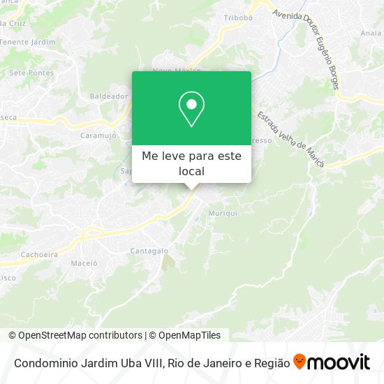 Condominio Jardim Uba VIII mapa