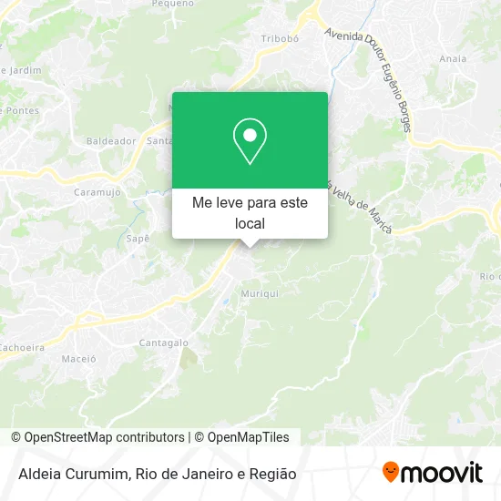 Aldeia Curumim mapa