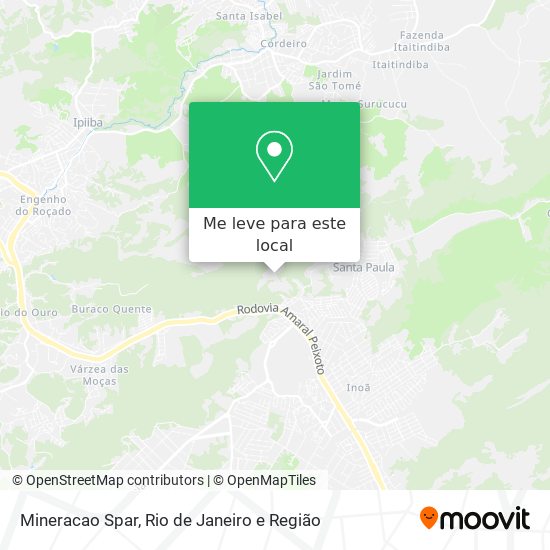 Mineracao Spar mapa