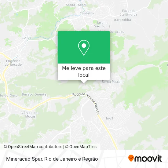 Mineracao Spar mapa