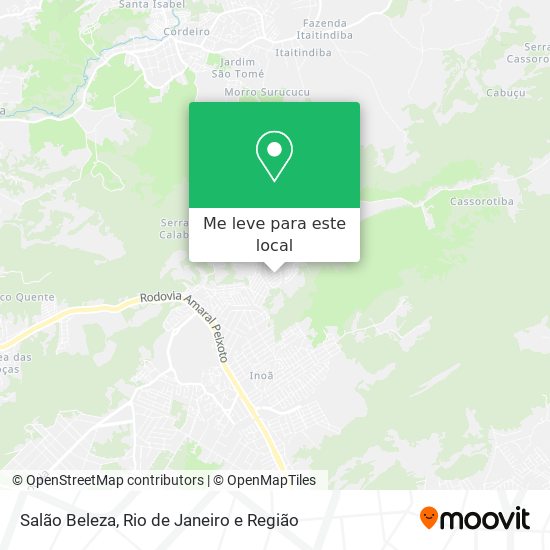 Salão Beleza mapa