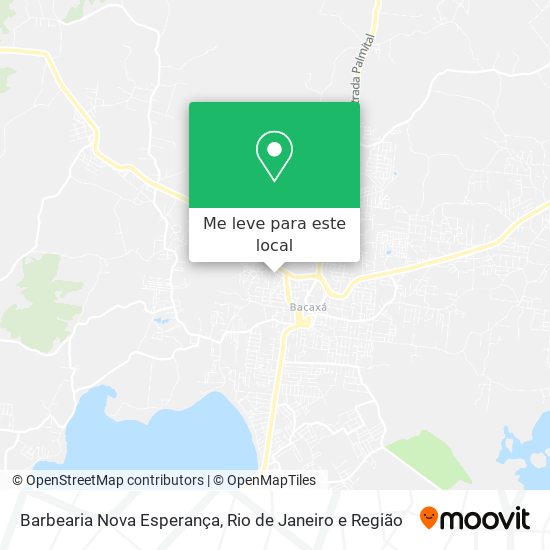 Barbearia Nova Esperança mapa